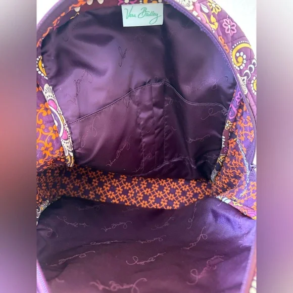 Vera Bradley *Retired Print* Safari Sunset Backpack - Picture 8 of 8